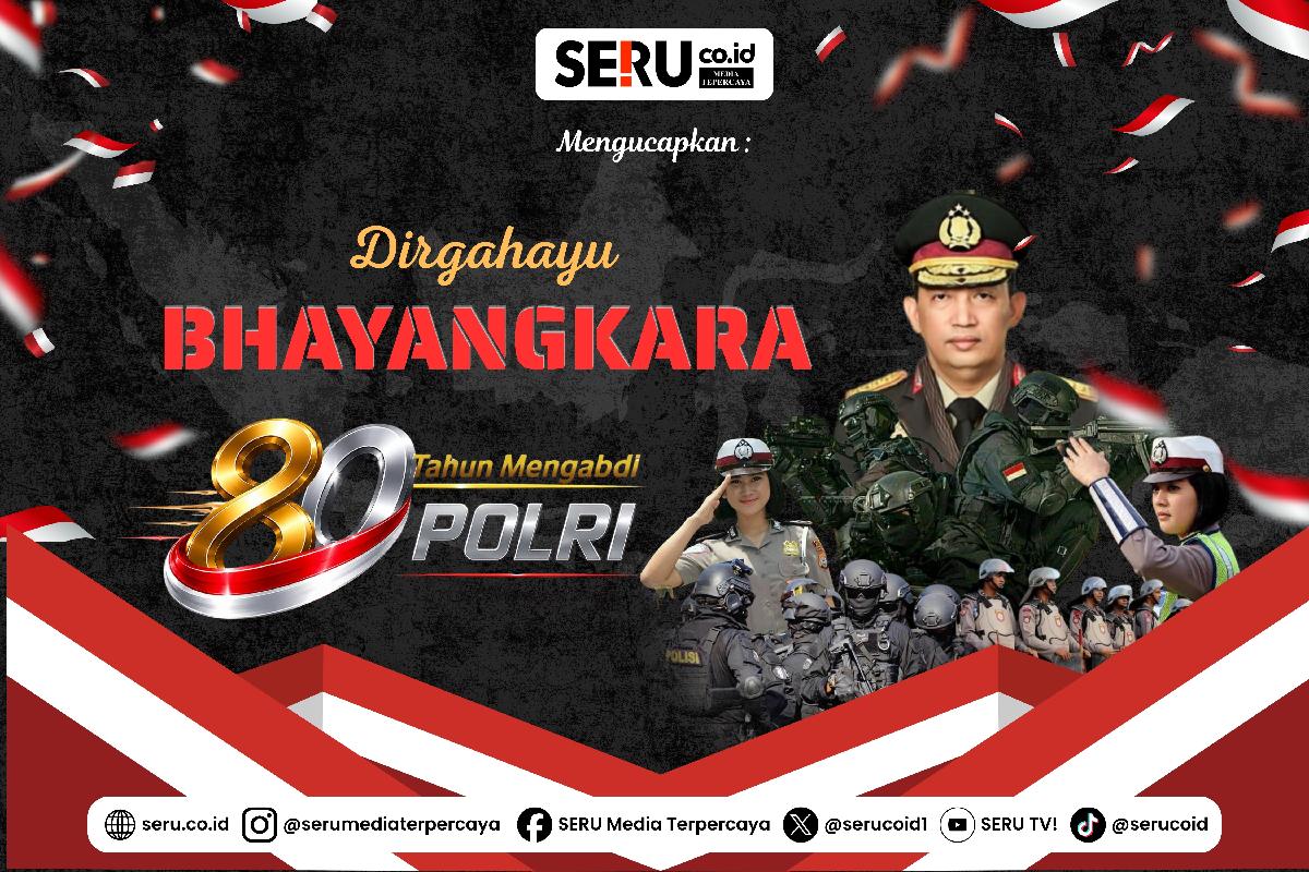 iklan ucapan selamat hari bhayangkara dari seru.co.id