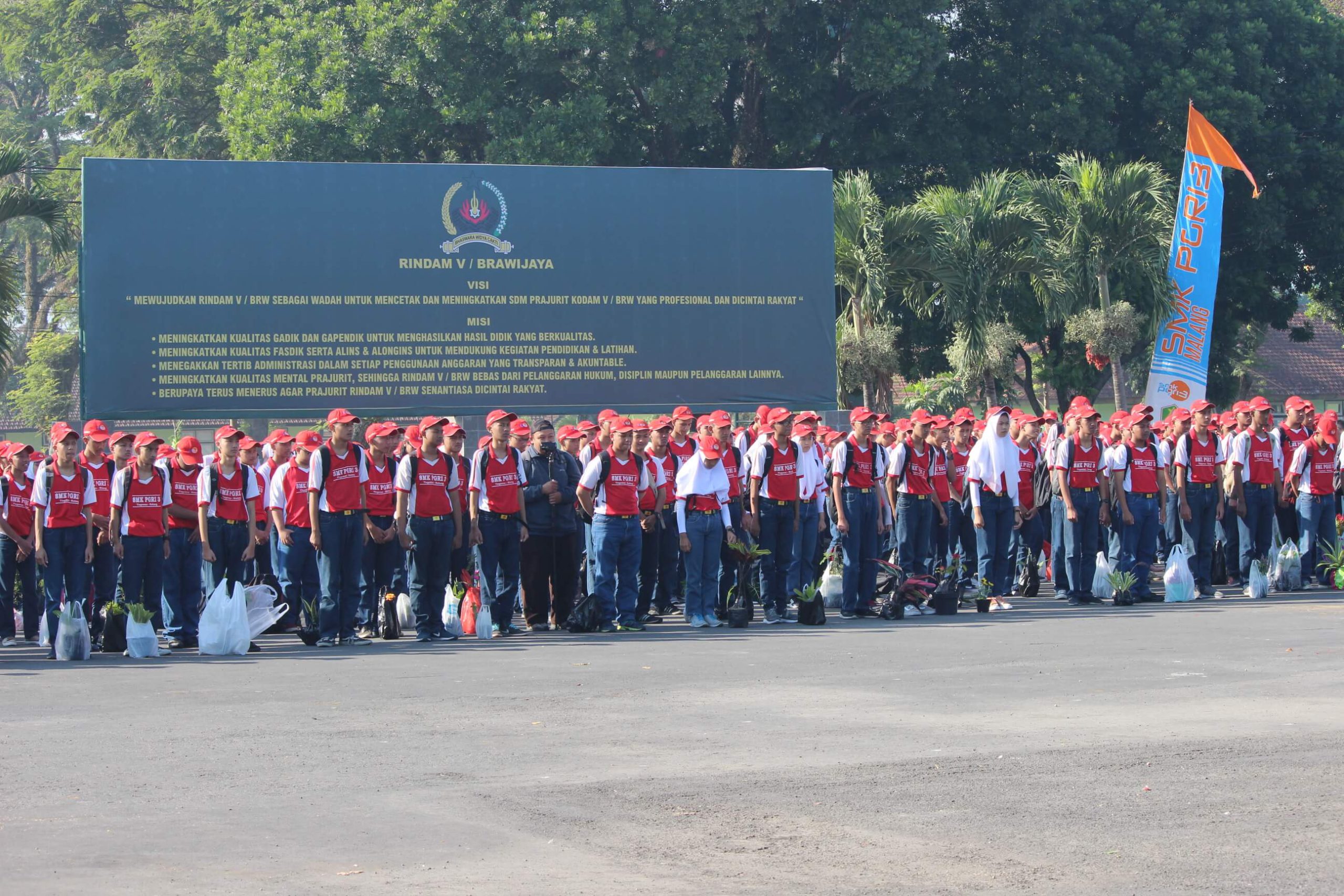 Persiapan Prakerin, SMK PGRI 3 Gembleng Kedisiplinan 787 Siswa di Dodikjur