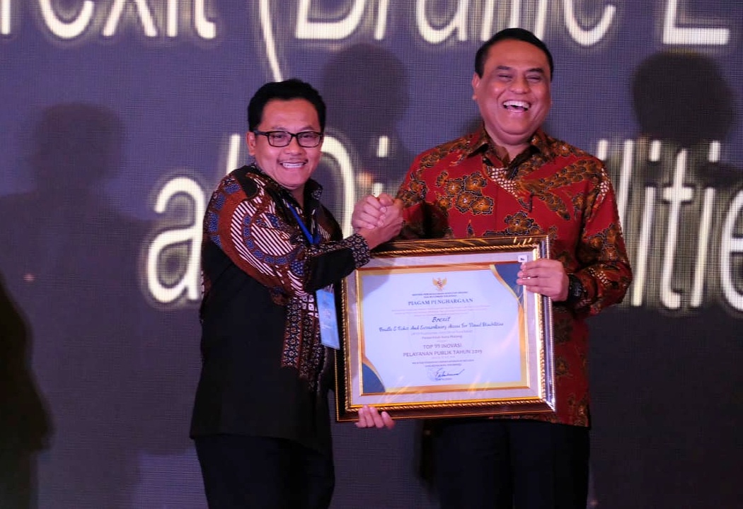 Kota Malang Raih Penghargaan Top 99 Inovasi Pelayanan Publik 2019