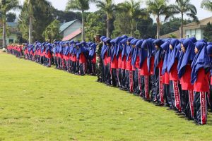 Siswa Baru MTsN 1 Kota Malang Digembleng di Pusdik Arhanud