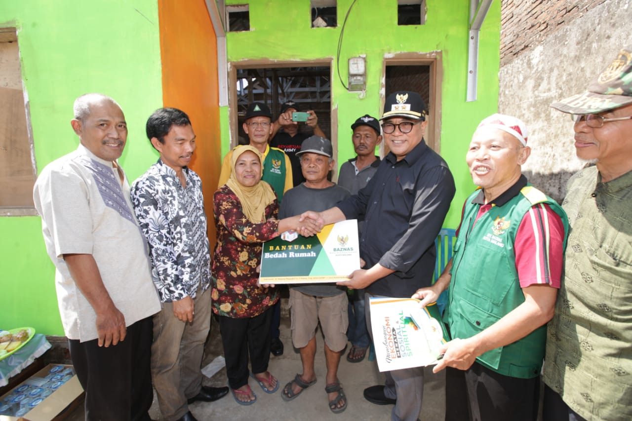 Baznas Kota Malang Bedah Dua Rumah Sebulan