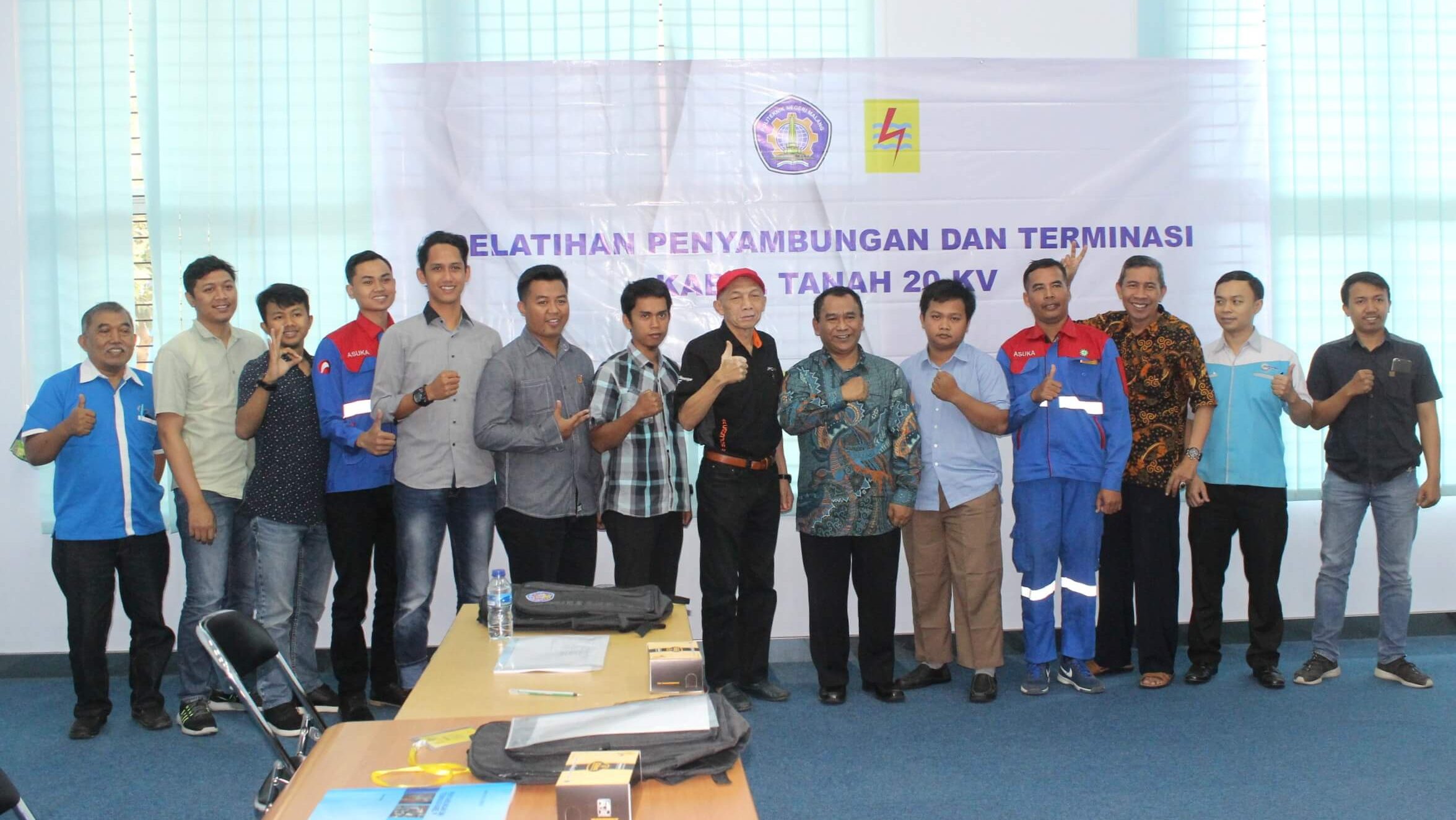 Polinema Sertifikasi SDM Penyambungan dan Terminasi Kabel Tanah 20 KV