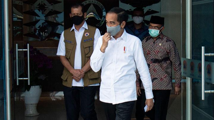Jokowi setelah menghadiri pleno