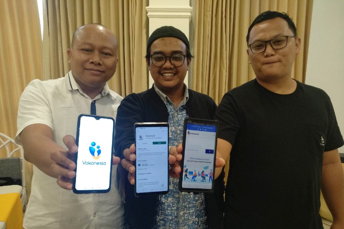 Vokanesia.id hadir sebagai edu-tech vokasi pertama di Indonesia.