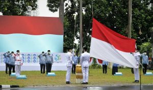 Hanya perkenankan pelaksanaan upacara HUT ke-75 RI.