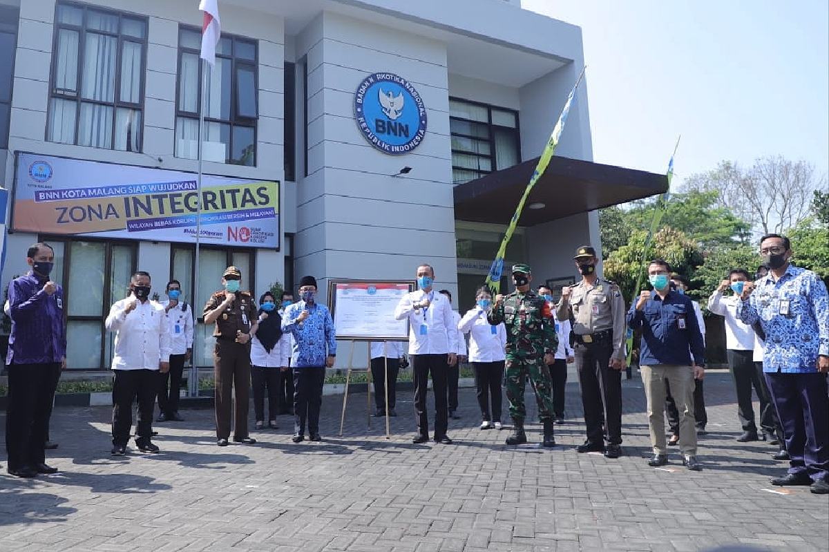 BNN Kota Malang komitmen wujudkan Zona Integritas. (ist)