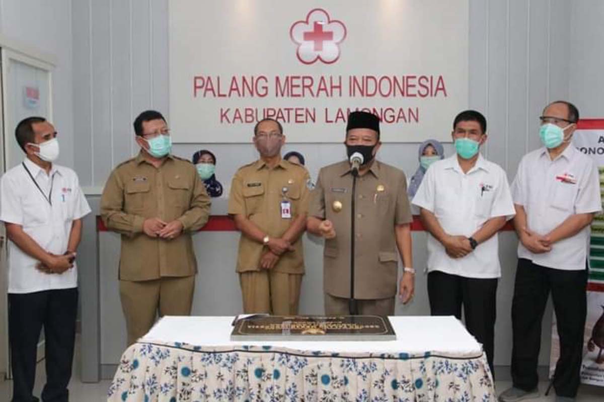 Bupati Fadeli Resmikan Gedung Baru PMI Lamongan