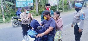 Pemdes Karangdoro Gelar Operasi Masker