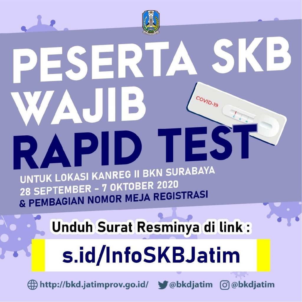 Pengumuman BKD Jatim. (ist)