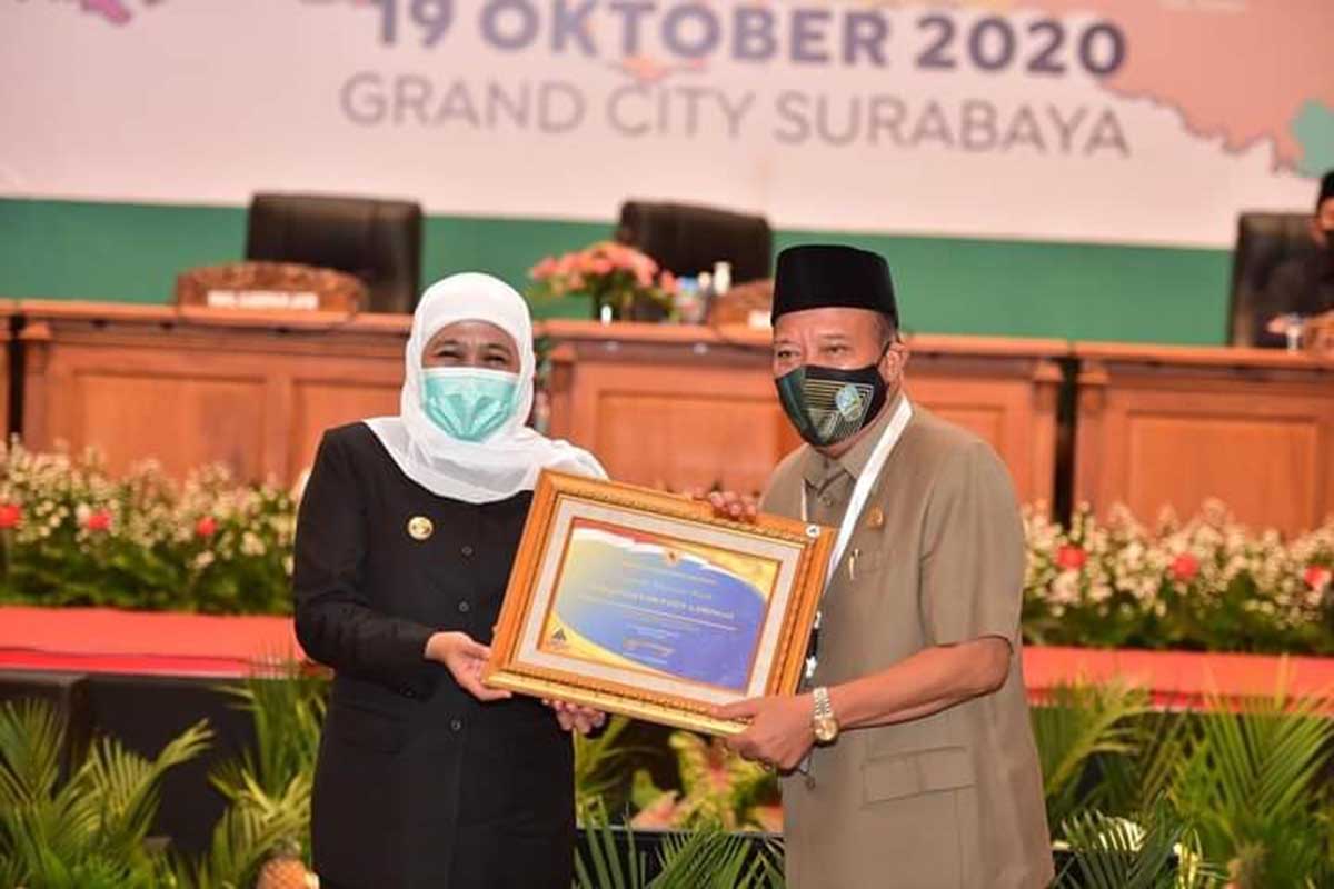 Bupati Lamongan Menerima Opini WTP - Kabupaten Lamongan Mendapat Opini WTP Lagi, Empat Kali Berturut-Turut