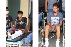 Dua Napi Lapas Kelas IIA Banyuwangi Hadi dan Taufik yang nekad kabur, dan berhasil diamankan, dan dihadiahi timah panas oleh anggota gabungan dari Polresta Banyuwangi dan Polda Jatim - Berhasil Kabur dari Lapas, Dua Napi Dihadiahi Timah Panas