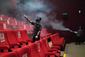 Jamin sterilisasi keamanan dan kesehatan studio - Terapkan Prokes, Movimax Jamin Aman dan Sehat Nonton Bioskop