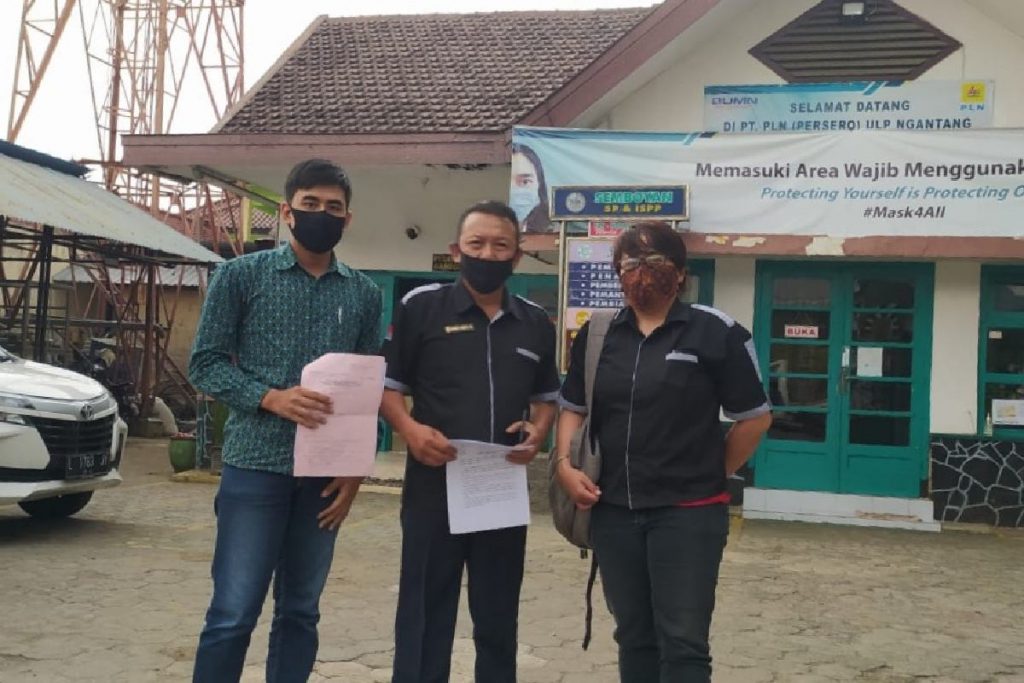 LBH Malang mendatangi PLN Rayon Ngantang