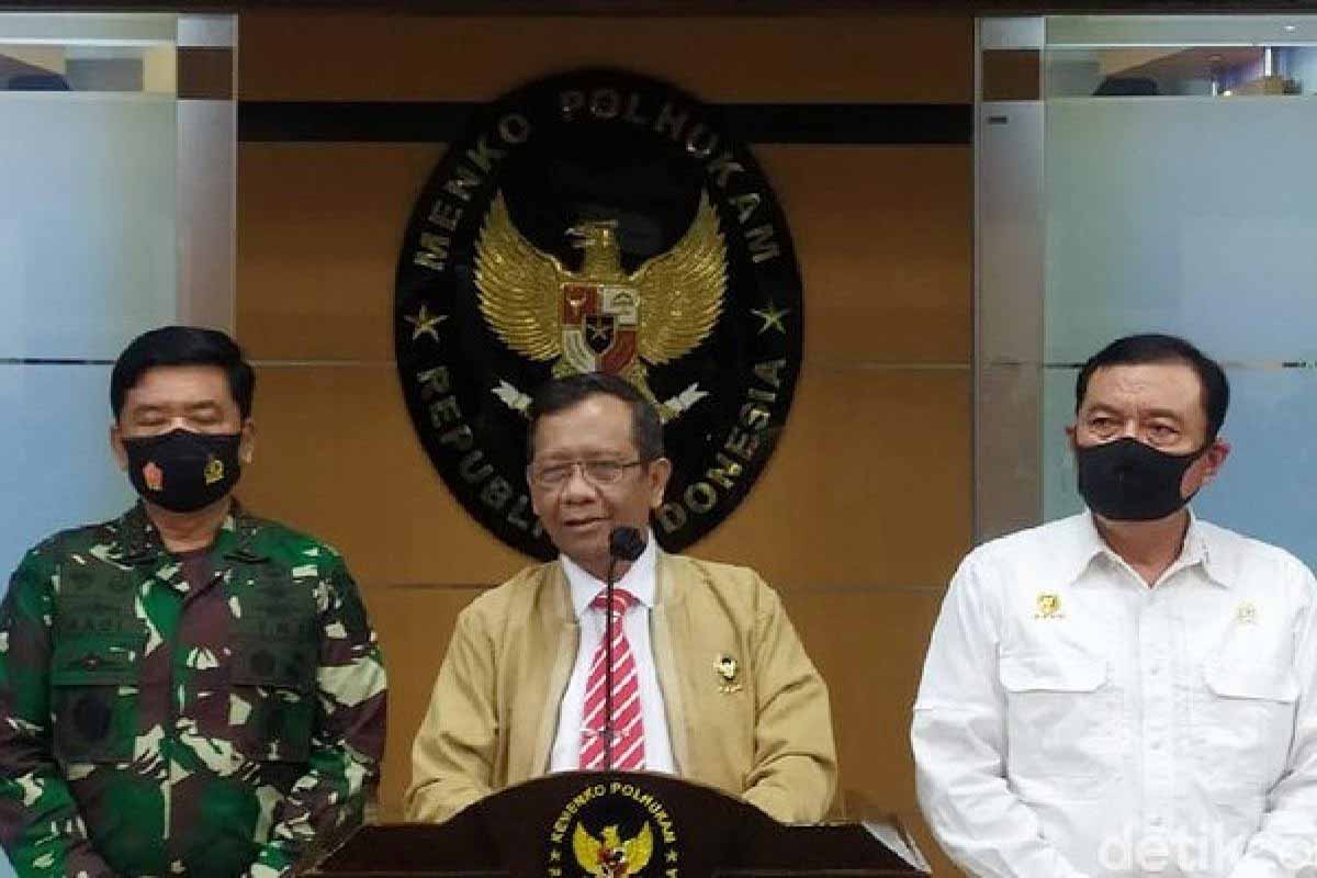Menkopolhukam Mahfud MD