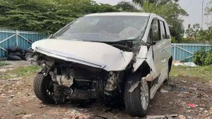 Mobil Hanafi Rais - Hanafi Rais Jadi Korban Kecelakaan di Tol Cipali