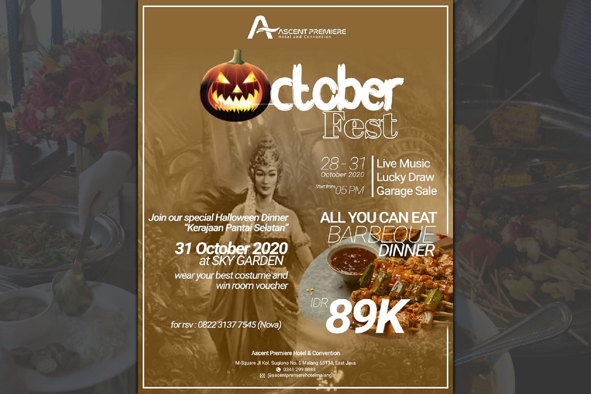 October Fest persembahan Ascent Premiere Hotel - Ascent Premiere Hotel Jadi Kerajaan Pantai Selatan di October Fest