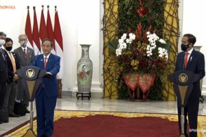 Pertemuan PM Jepang dan Jokowi