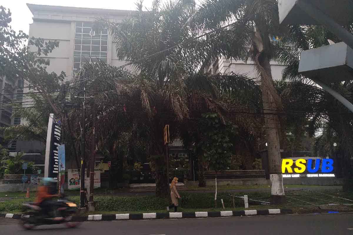 Rumah Sakit Universitas Brawijaya di kawasan Soekarno Hatta Malang