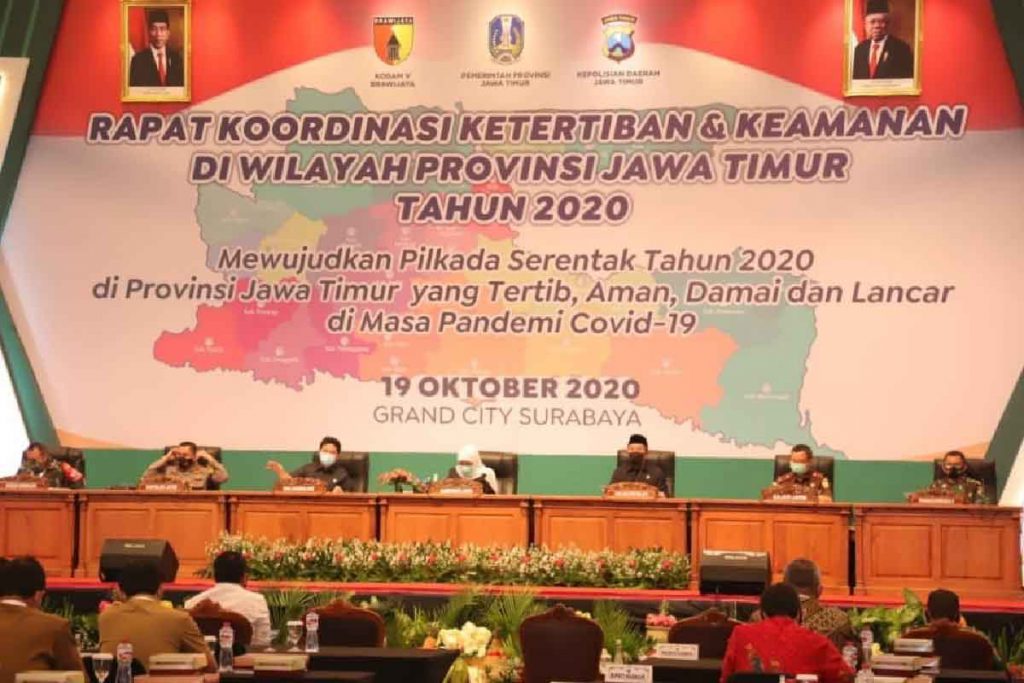 Rakor ketertiban dan keamanan di wilayah Provinsi Jawa Timur