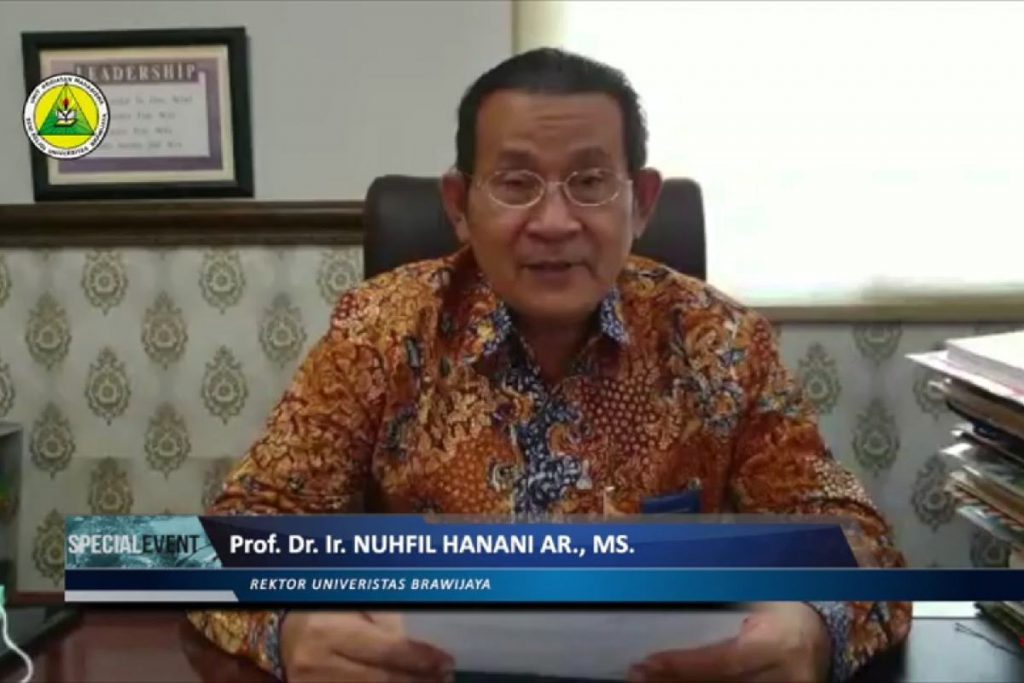 Rektor UB Prof Dr Ir Nuhfil Hanani AR, MS