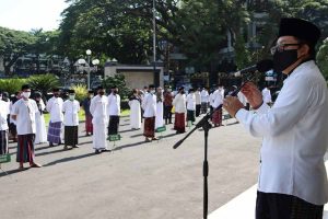 Wali Kota Malang mengajak santri viralkan 3M - Santri Sehat Indonesia Kuat, Walikota Malang Ajak Santri Viralkan 3M