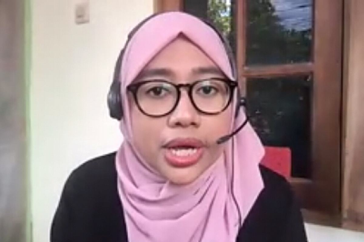 Ayunda Zikrina, dalam acara Media Meet-Up - Kelola Aset Digital, Kunci UKM Bertahan & Berkembang di Masa Pandemi