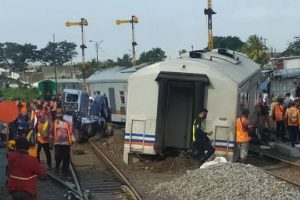 Gerbong anjlok di Stasiun Malang Kotalama - KAI Daop 8 Selidiki Penyebab Gerbong Anjlok
