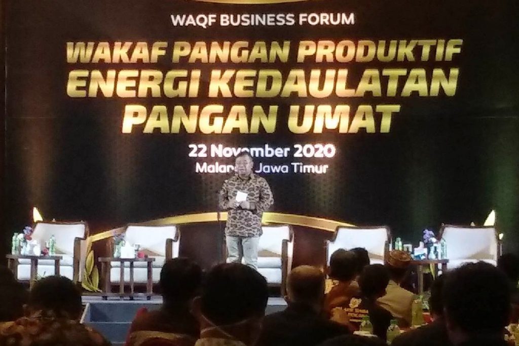 Ketua Dewan Pembina ACT, Ahyudin, mengajak penguasa sinergi wakaf