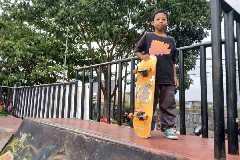 Lil Joko berlatih tiap hari. (riz)