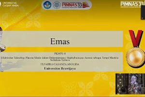 Salah satu cabang lomba yang meraih medali emas - UB Boyong Peringkat 2 PIMNAS Ke-33