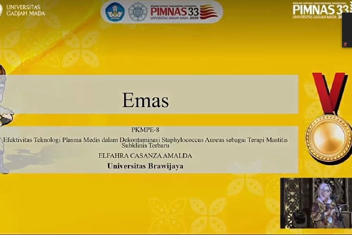 Salah satu cabang lomba yang meraih medali emas - UB Boyong Peringkat 2 PIMNAS Ke-33