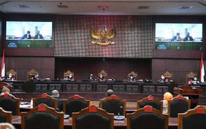 Ruang sidang MK - MK Gelar Uji Materi UU Ciptaker