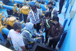 Temukan air berbau di tandon Wendit 3 - Walikota Sutiaji Duga Ada Sabotase Air PDAM