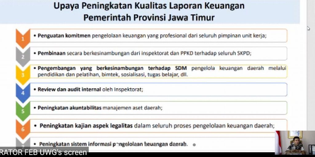 Upaya peningkatan kualitas laporan keuangan Pemprov Jawa Timur