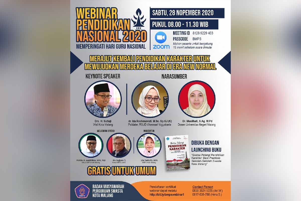 Webinar Pendidikan Nasional 2020 - Tetap Komitmen Pembangunan Pendidikan Berkarakter