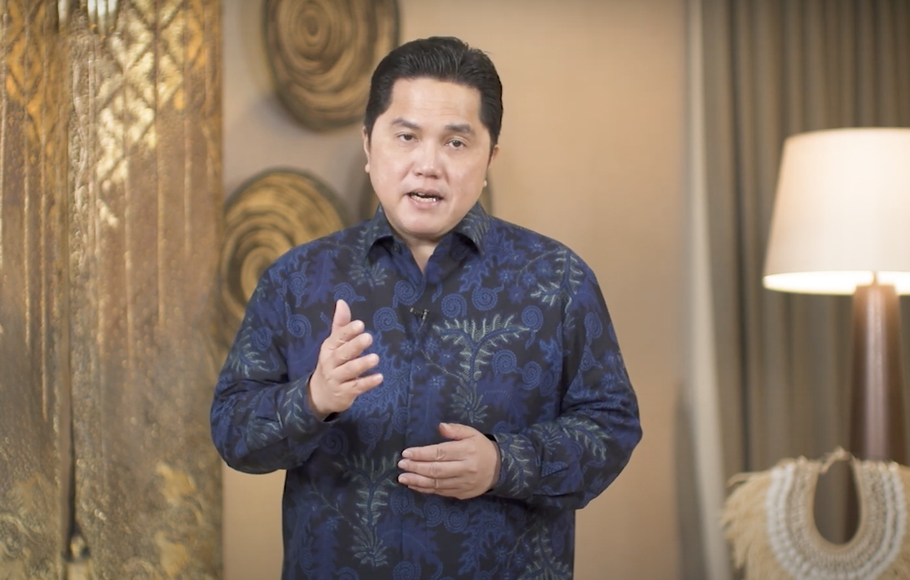 Menteri BUMN Erick Thohir. (ist) - Erick Thohir Sebut Pemerintah Tak Paksa Vaksinasi Covid-19