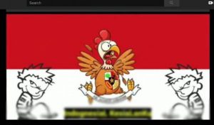 Pelecehan Lagu Indonesia Raya. (ist) - Lagu Indonesia Raya Dilecehkan, Diduga Akun Asal Malaysia