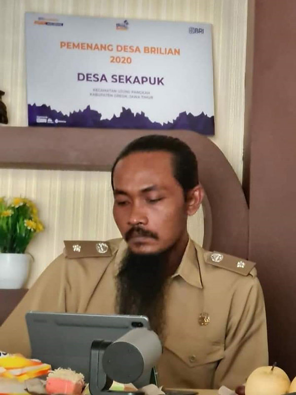 Kades Abdul Halim - Sekapuk Kembali Harumkan Kabupaten Gresik