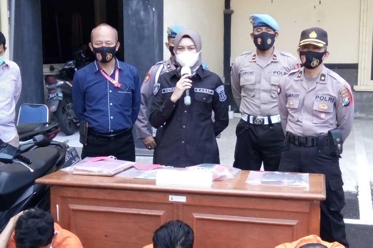Kasat Reskrim Polres Kediri Kota, Vera Wati Toib - Spesialis Copet Dalam Bus Dibekuk Satreskrim Polresta