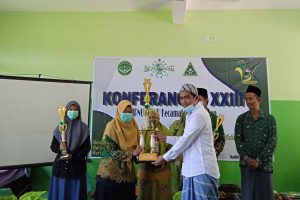 Konferensi di kantor MWC NU Pesantren di Lingkungan Dadapan kecamatan Pesantren kota Kediri, Minggu (27/12/2020) - Rapat Pleno Pemilihan Ketua IPPNU – IPNU Kota Kediri