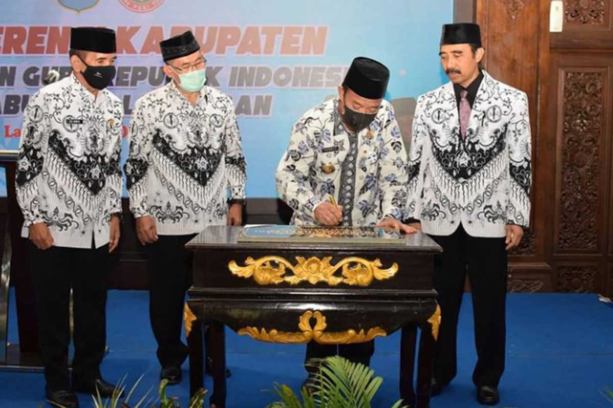 Konkab PGRI Lamongan Ke-22 Tahun, Bangun SDM Handal