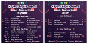 Delegasi MTsN 1 Kota Malang dalam daftar pemenang NEF 2020. (ist) - MTsN 1 Kota Malang Raih Tiga Juara National English Festival 2020