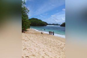 INDAH : Pantai Ngudel di Kabupaten Malang salah satu obyek wisata yang banyak diminati pewisata. (dok) - Kunjungan Wisman Ke Jatim Turun 85,72 Persen