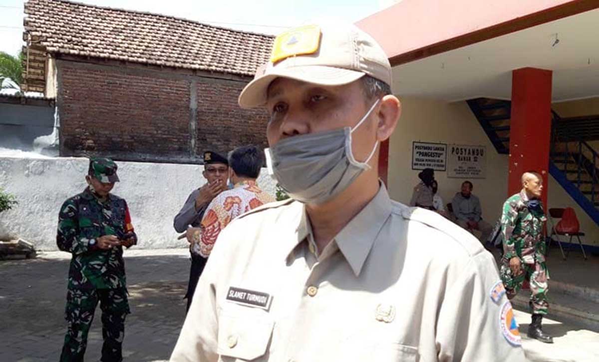 Slamet Turmudi, Sekretaris Gugus Tugas Percepatan Penanganan (GTPP) Covid 19 Kabupaten Kediri - Tiga Dinas di Pemkab Lockdown