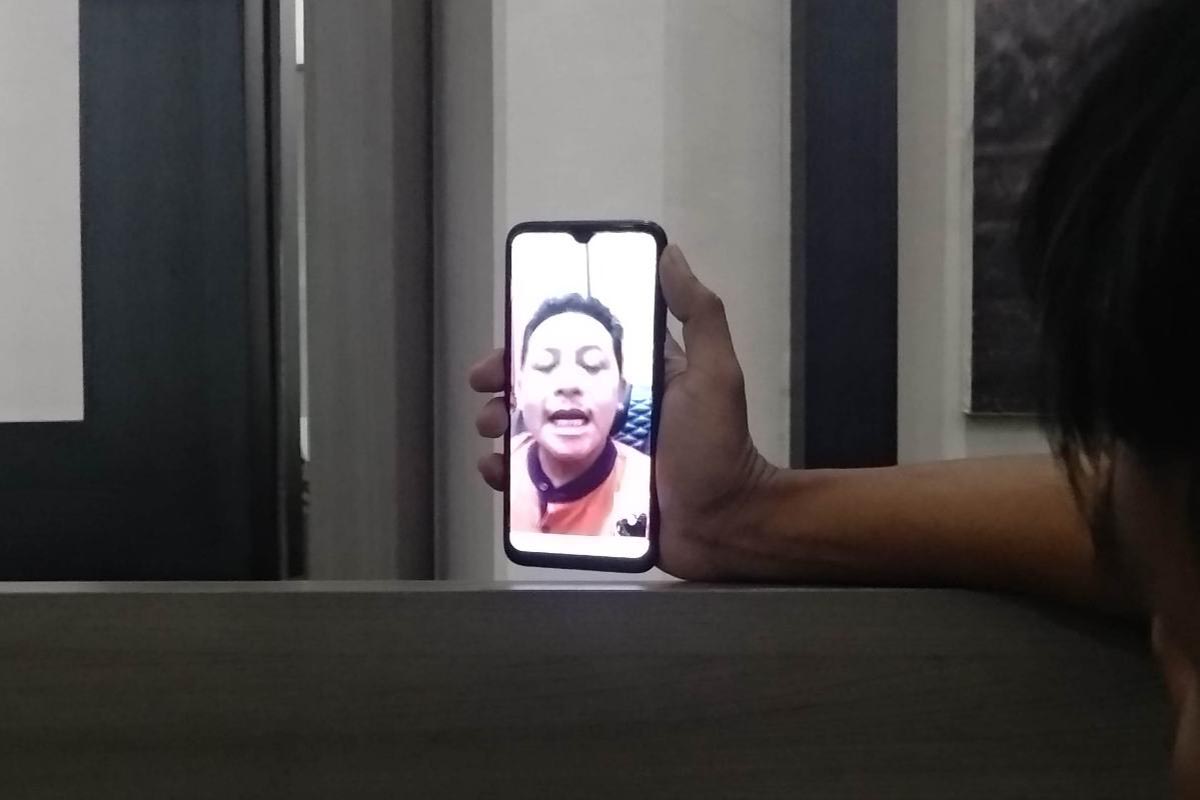 Walikota Sutiaji video call dengan awak media. (rhd) - Kondisi Wali Kota Malang Sehat, Rencanakan Aktivitas Pekan Depan