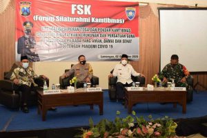 TNI dan Polri Menjelang Pilkada 2020 - Hadiri FSK, Bupati Fadeli Apresiasi kesiapsiagaan TNI dan Polri Menjelang Pilkada 2020
