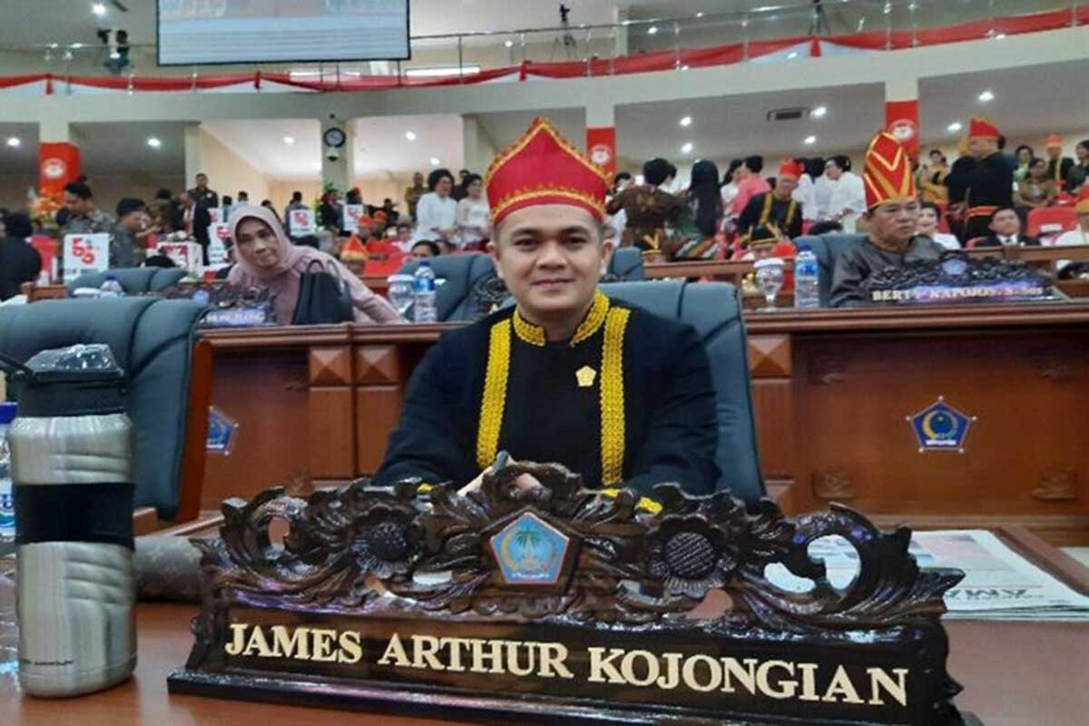 Anggota DPRD Sulut James Arthur Konjongian. (ist) - Akibat Seret Istri Hingga Dugaan Selingkuh, James Arthur Kojongian Dicopot