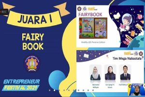 Fairybook 3D karya mahasiswi Polinema. (ist) - Fairybook 3D Ajarkan Cara Hidup Sehat Anak