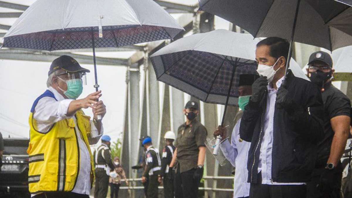 Presiden Jokowi tinjau banjir Kalimantan Selatan. (ist) - Jokowi Tinjau Lokasi Banjir Kalimantan Selatan