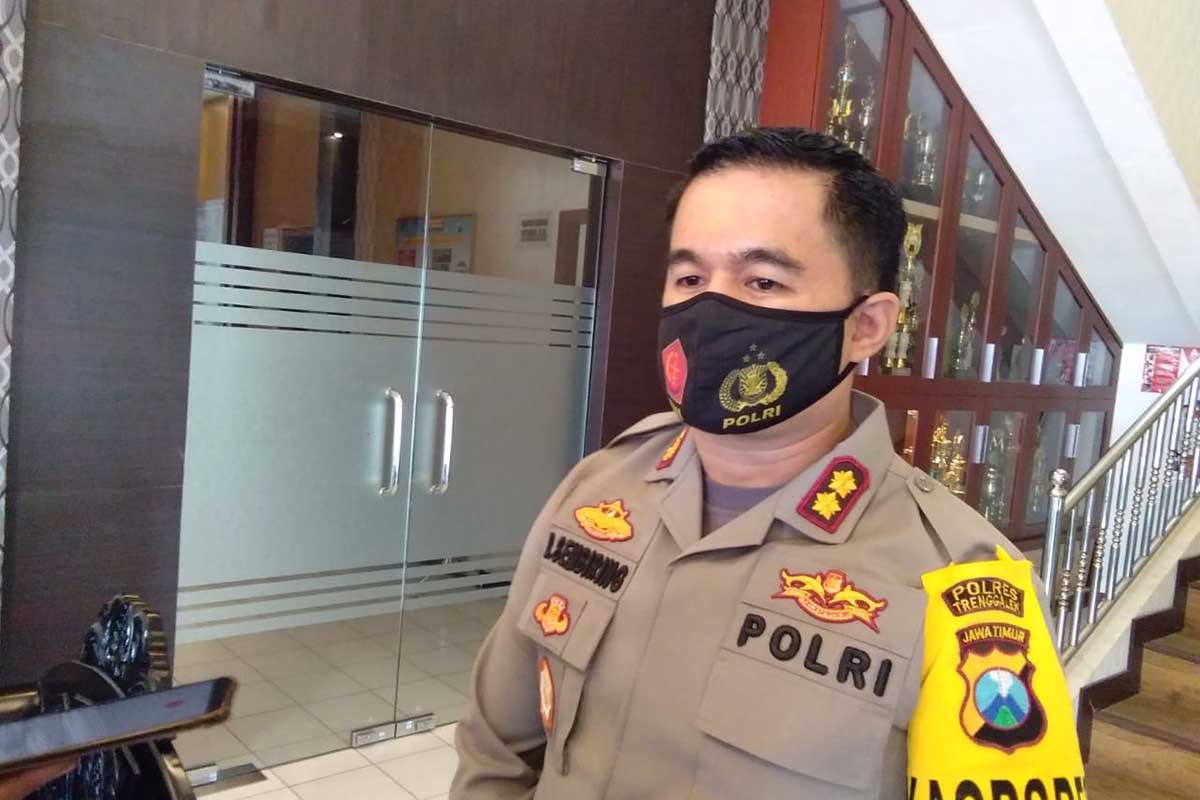 Kapolres Trenggalek saat dikonfirmasi - Polres Ploting 423 Personel untuk Pengamanan PPKM